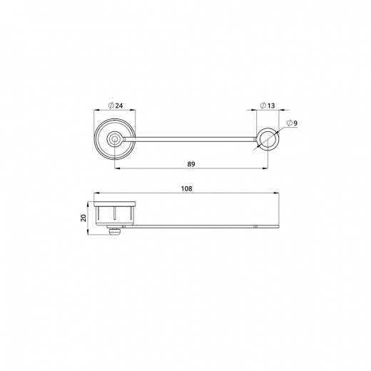 Заглушка для разъема питания. 220В ES