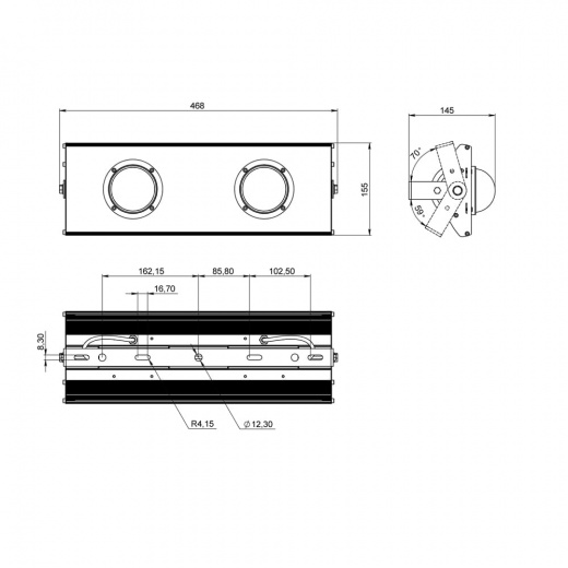 Прожектор v2.0 100 ES 3000К 130×30°