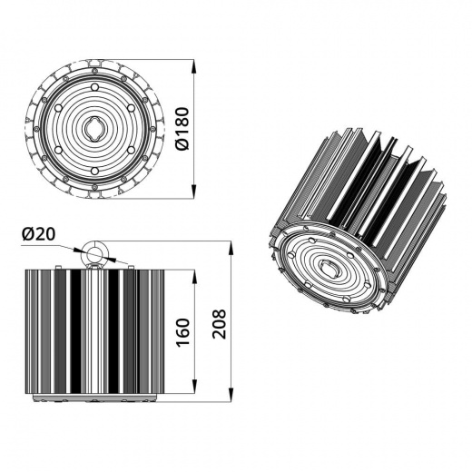 Профи v2.0 Мультилинза 50 БАП (350лм 3ч) ES 5000К 120°