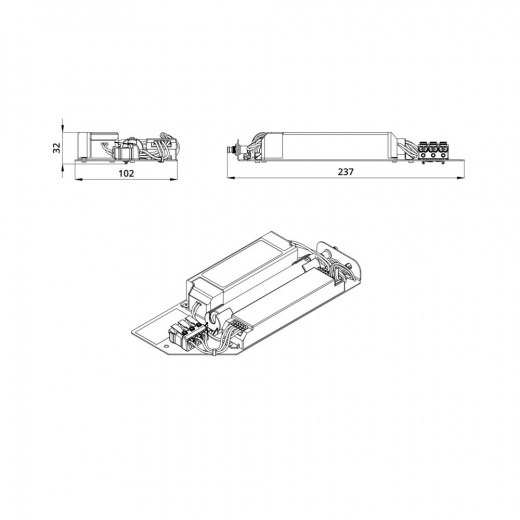 Блок аварийного питания. 5Вт, 1,5ч. Офис Классик ES
