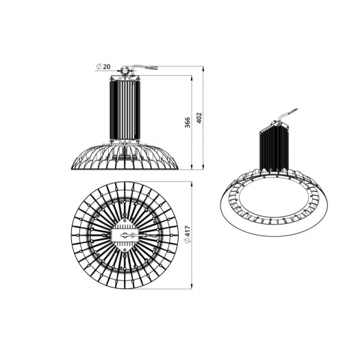 Профи Нео 200 L Термал Плюс ES 4000К 120° Прозрачный