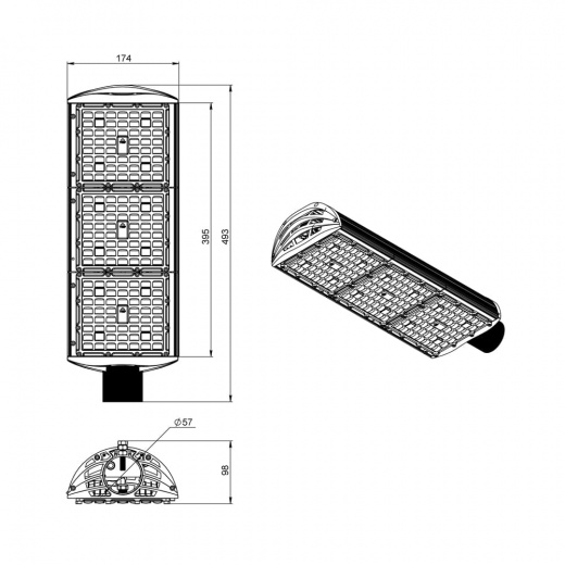 Магистраль v3.0 Мультилинза 150 Экстра ES 5000К 135×55°