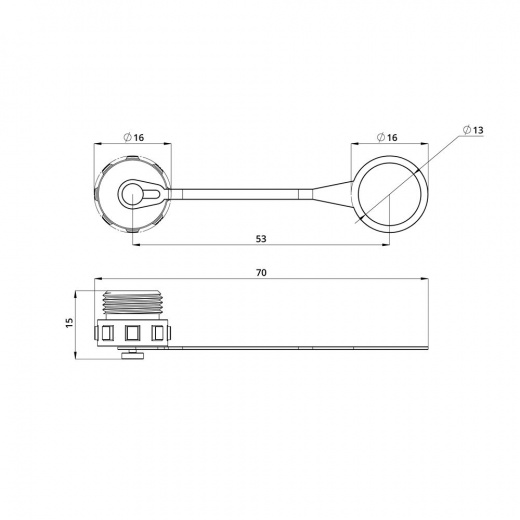 Заглушка для разъема DMX с терминатором ES