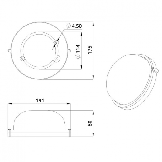 Кронос 12 Эко ES 5000К БАП (390лм 1,5ч)
