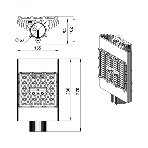 Магистраль v2.0 Мультилинза 60 ЭС ES 3000К 155×70°