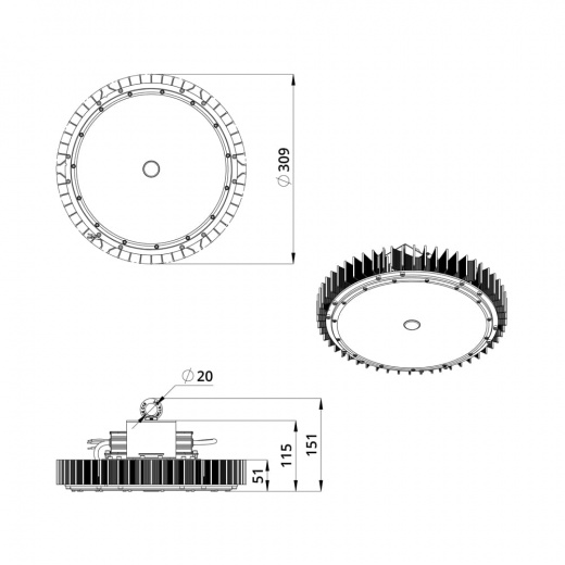 Профи v3.0 Мультилинза 100 ES 5000К 120°
