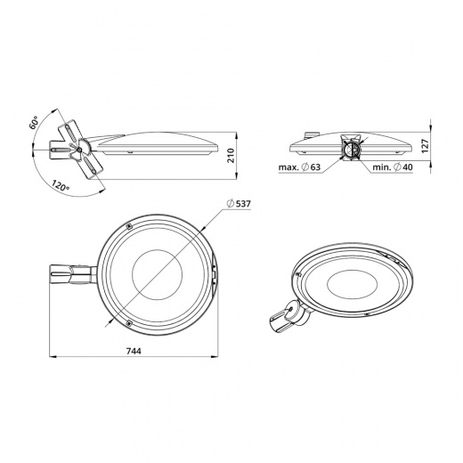 Ламина Консоль 100 ES 3000К 150°