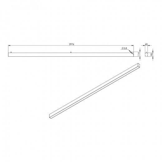 Элегант 120 3000мм M ES 5000К