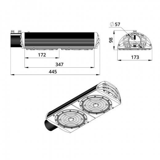 Магистраль v3.0 Мультилинза 100 ES 5000К 90°