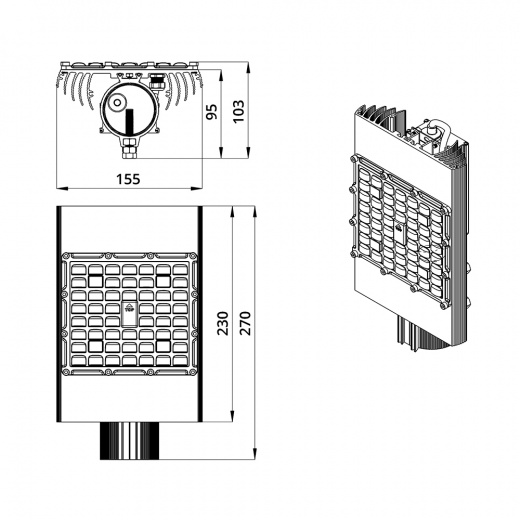 Магистраль v2.0 Мультилинза 60 Экстра ES 3000К 135×55°