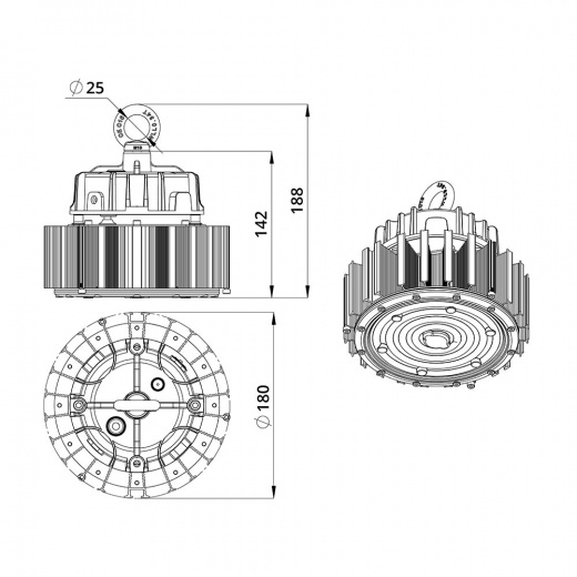 Профи Компакт 70 Эко ES 5000К 120°