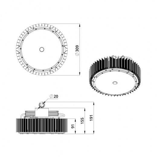 Профи v3.0 Мультилинза 180 ES 5000К 120°
