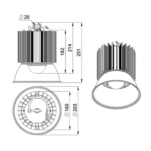Профи v2.0 40 Эко 36-48V AC/DC ES 3000К 90°
